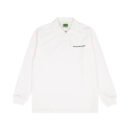 The Don's House WAFROCK BROKEN WHITE - Poloshirt Kaos Polo Wafle Lengan Panjang Motif Sablon Kasual Pria Wanita