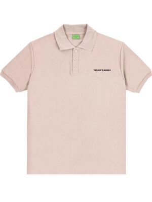 The Don's House NEIRA CREAM - Poloshirt Kaos Polo Lengan Pendek Motif Sablon Kasual Pria Wanita