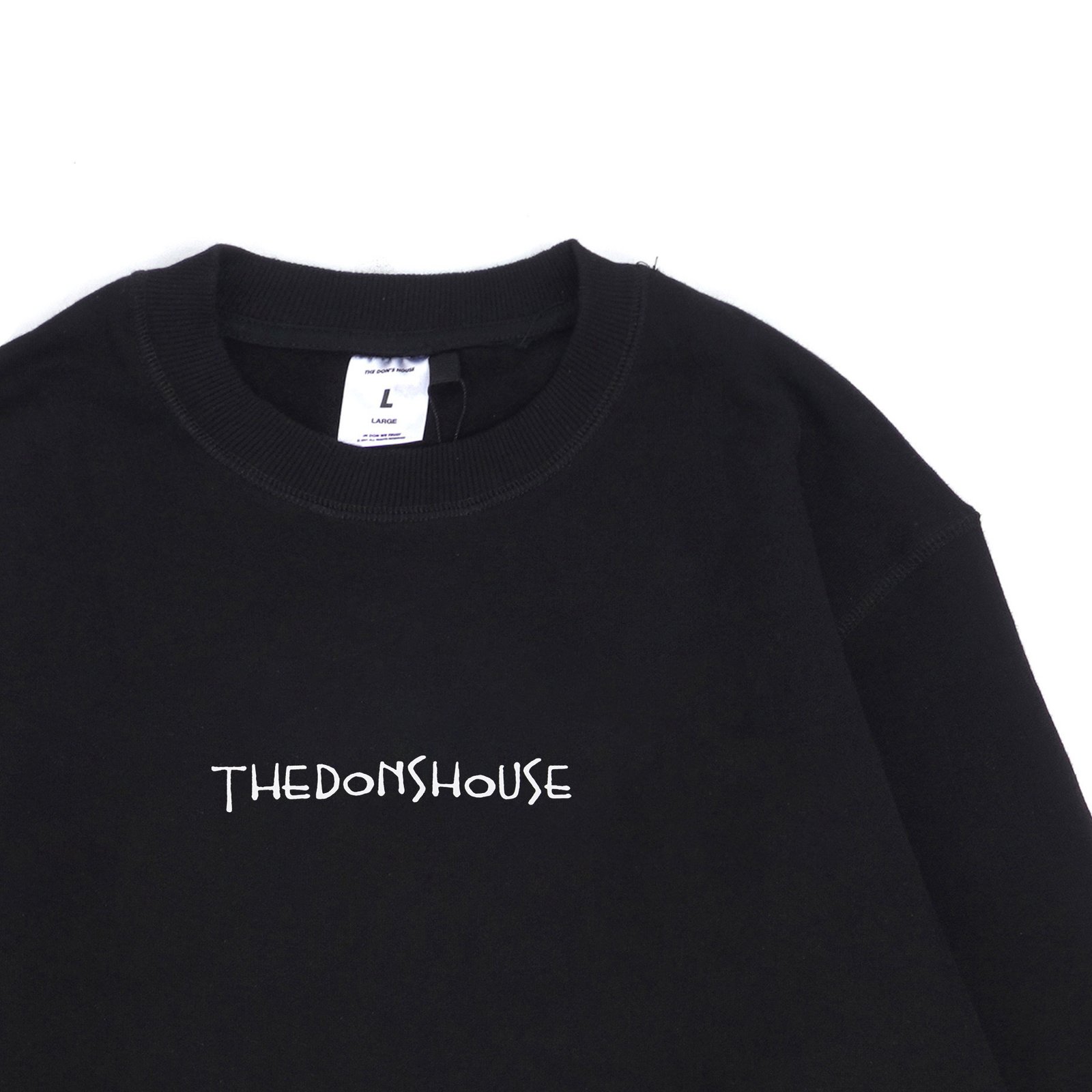 The Don's House EPISTOLAR BLACK  - Sweater / Crewneck / Switer Motif Sablon Pria Wanita Fleece Tebal Premium - Gambar 2