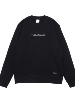 The Don's House EPISTOLAR BLACK  - Sweater / Crewneck / Switer Motif Sablon Pria Wanita Fleece Tebal Premium
