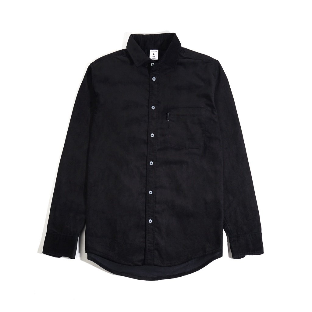 The Don's House VERDE LS - Kemeja Corduroy Lengan Panjang Polos Slimfit Pria Wanita