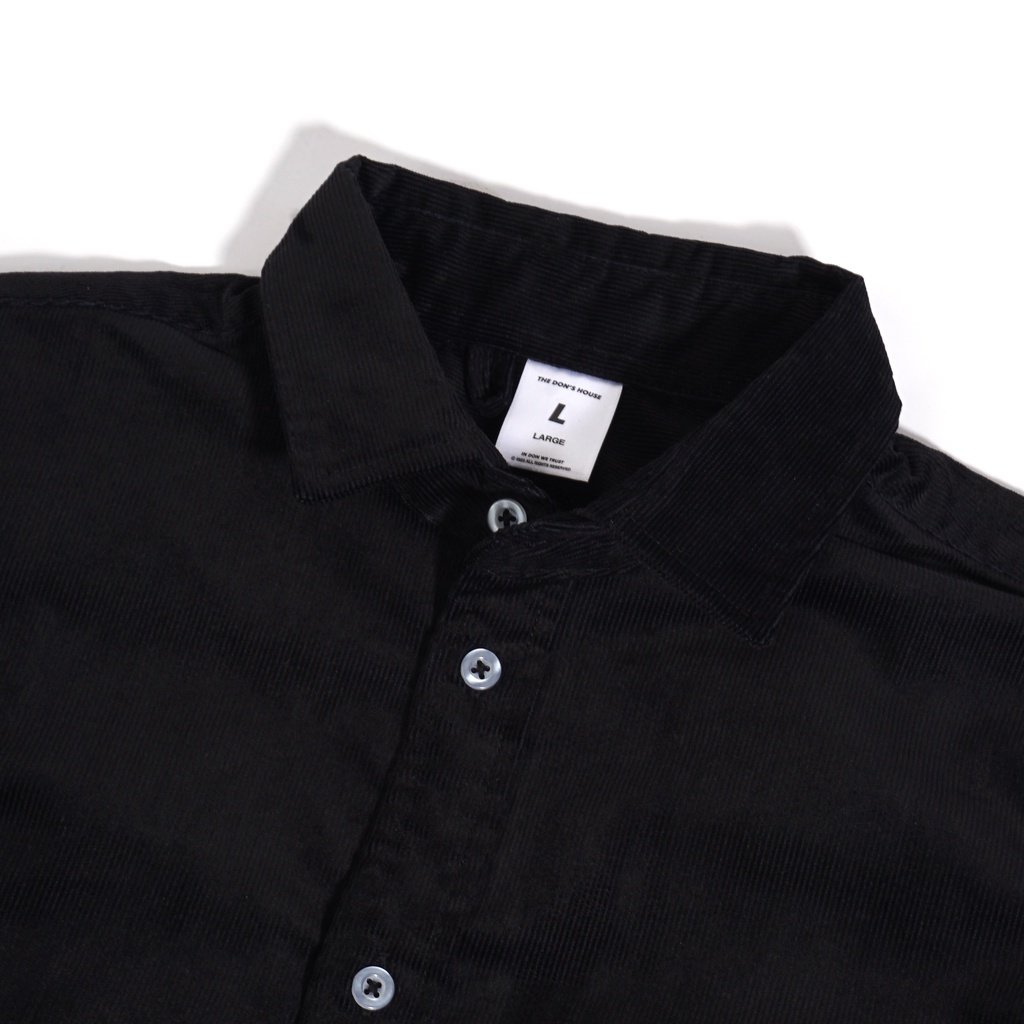 The Don's House VERDE LS - Kemeja Corduroy Lengan Panjang Polos Slimfit Pria Wanita - Gambar 4