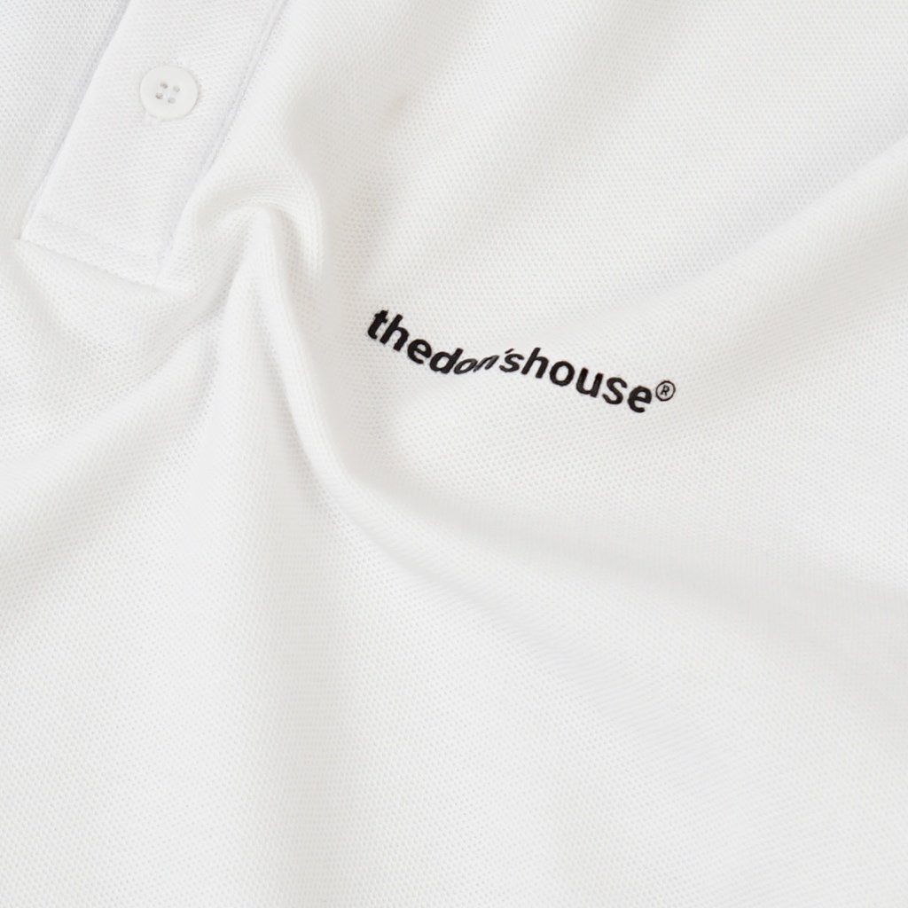 The Don's House AVAX WHITE - Poloshirt / Kaos Polo Lengan Panjang Motif Sablon Kasual Pria Wanita - Gambar 5