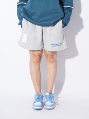 The Don's House BLESS PANTS - Celana Pendek Katun Fleece Polos Pria Wanita