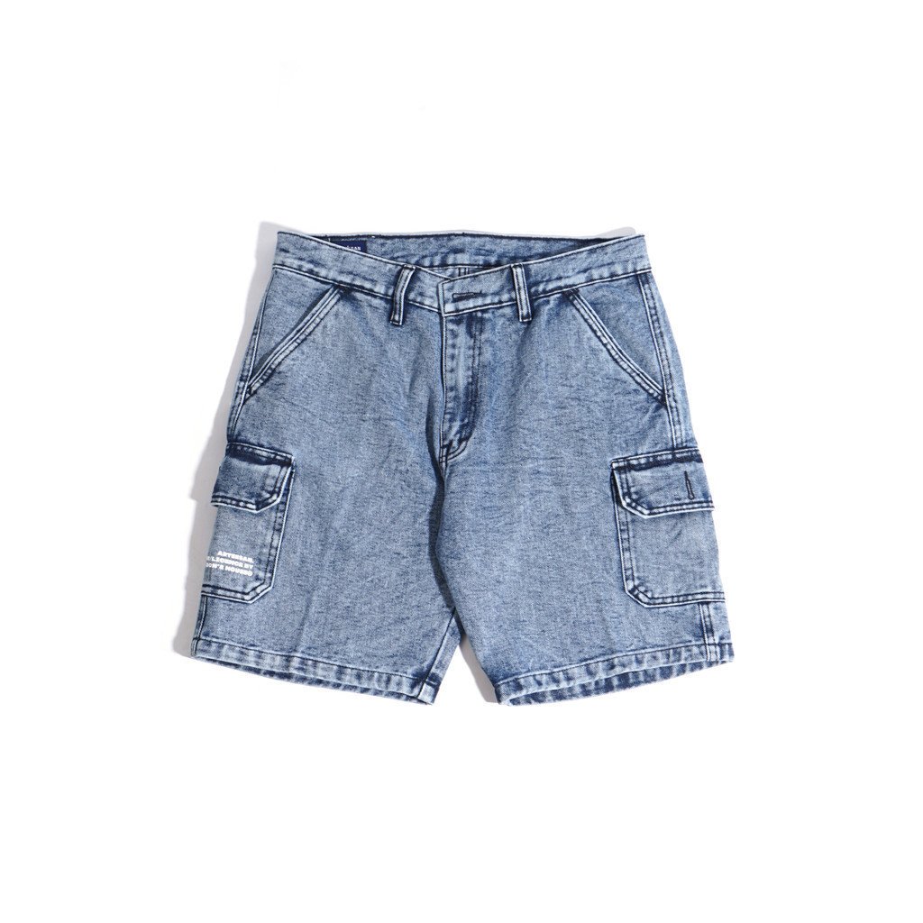 The Don's House BOLTON Pants - Celana Pendek Jeans Cargo Washing Pria Wanita - Gambar 4