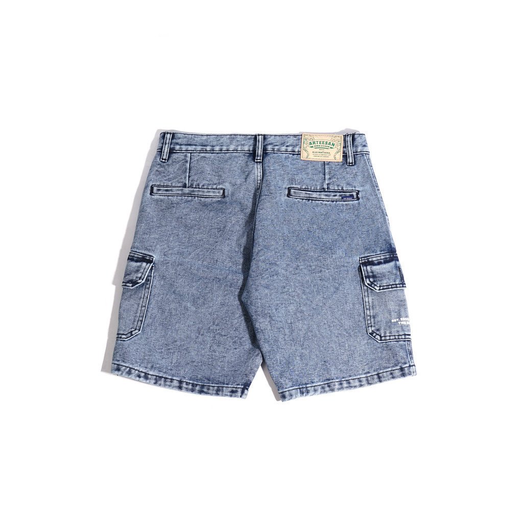 The Don's House BOLTON Pants - Celana Pendek Jeans Cargo Washing Pria Wanita - Gambar 6