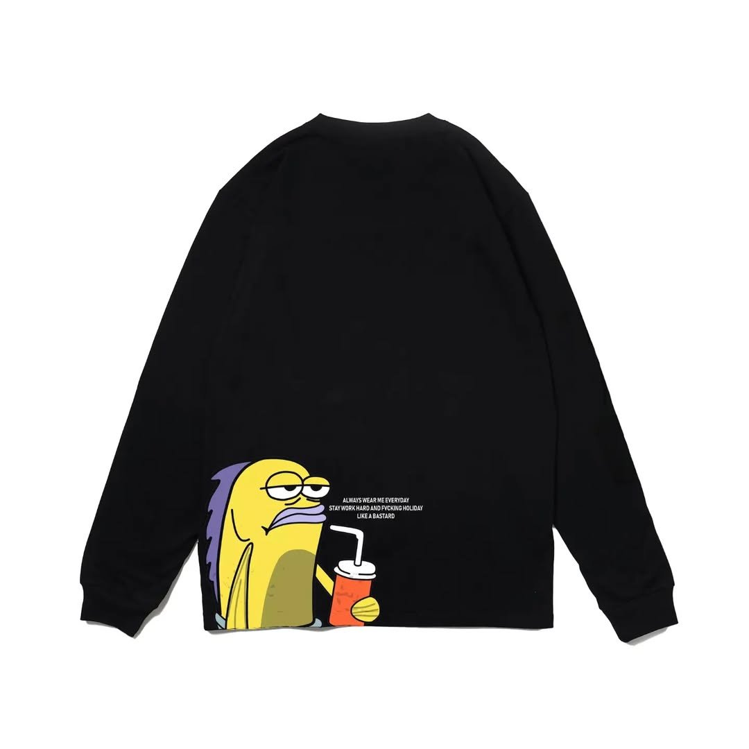 The Don's House FREED LS - Longsleeve Kaos Lengan Panjang Motif Sablon Pria Wanita