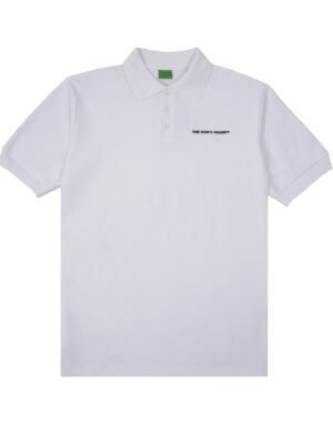 The Don's House NEIRA ALL WHITE - Poloshirt Kaos Polo Lengan Pendek Motif Sablon Kasual Pria Wanita