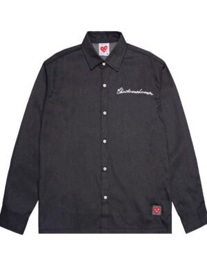 The Don's House BLACK FORGE LS - Workshirt / Kemeja Lengan Panjang Bahan Ripstop Slimfit Pria Wanita