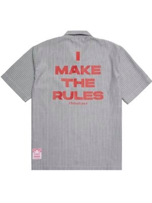 The Don's House RULES SS - Workshirt / Kemeja Lengan Pendek Bahan Oxford Slimfit Pria Wanita