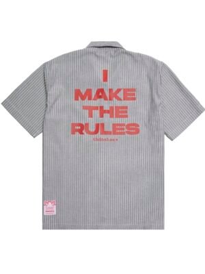 The Don's House RULES SS - Workshirt / Kemeja Lengan Pendek Bahan Oxford Slimfit Pria Wanita