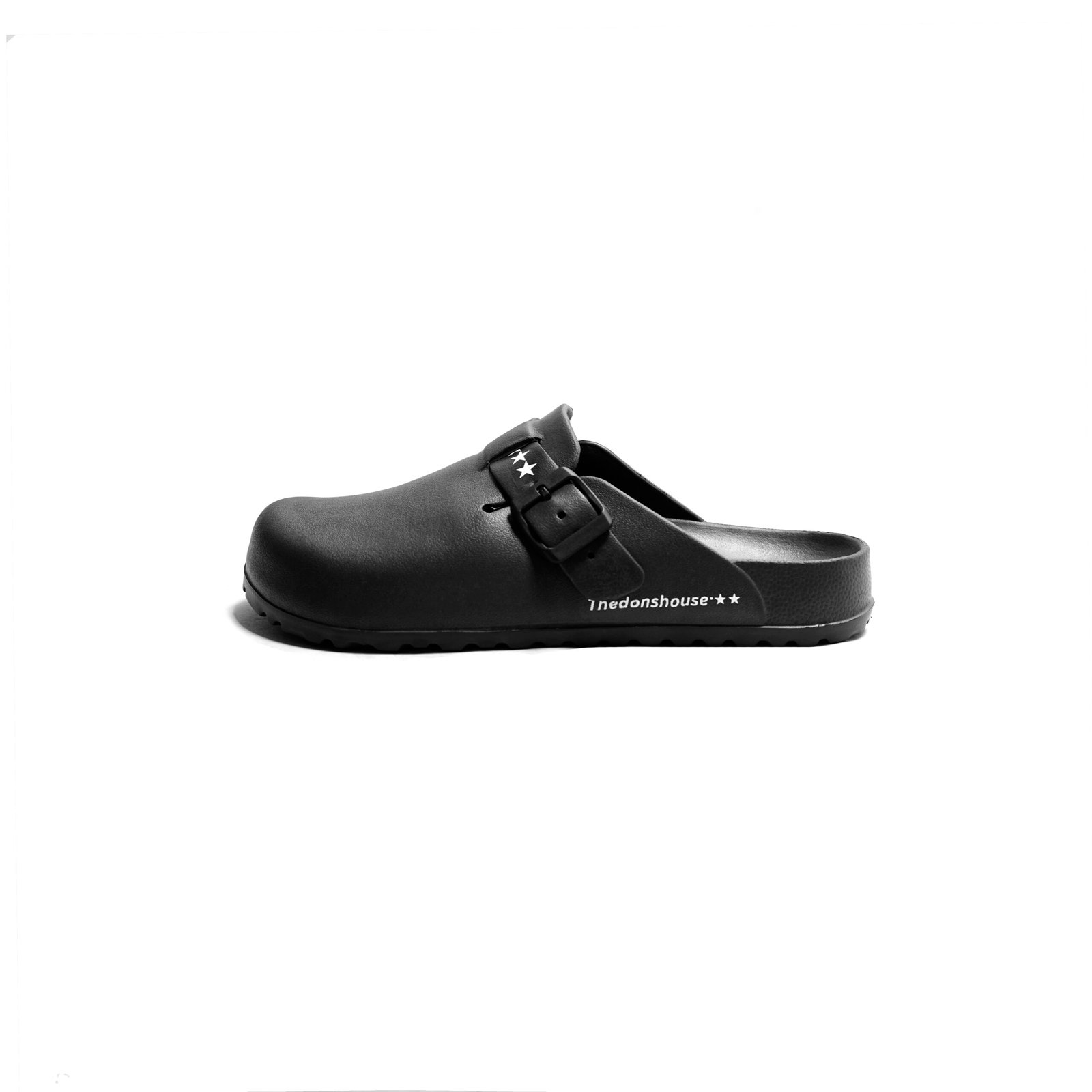 The Don's House FROG BLACK - Sendal / Sandal Selop Slip On Kulit Premium Pria / Wanita Casual Harian - Gambar 2