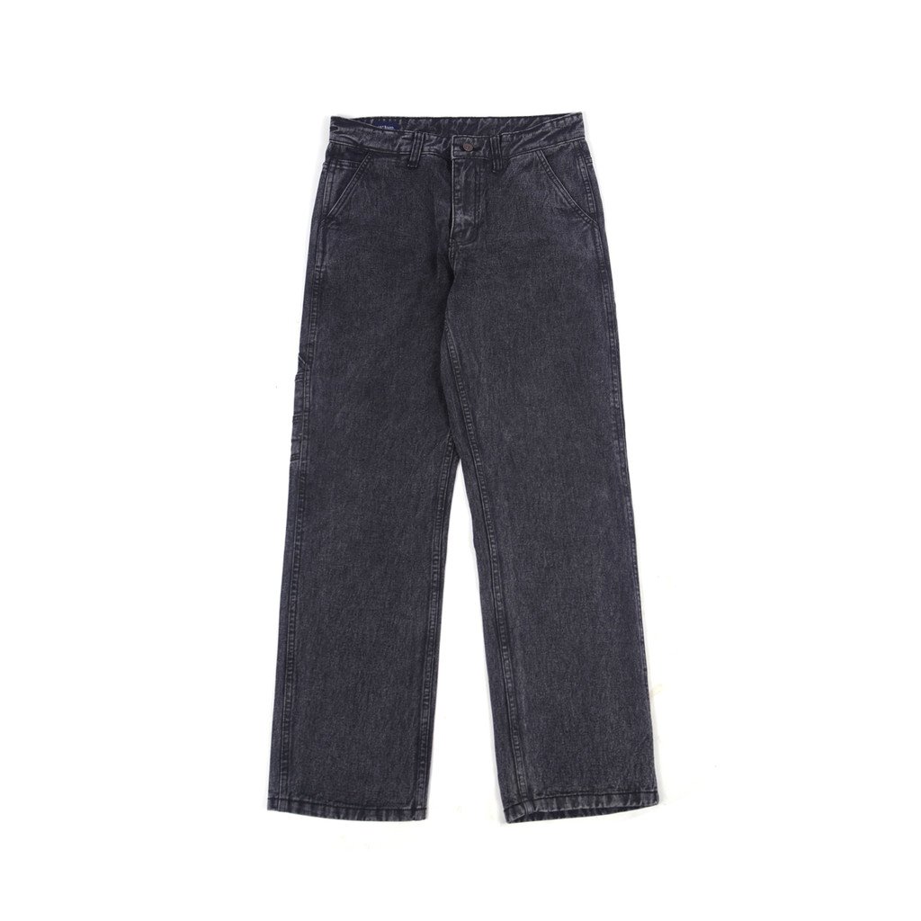 DENVER BLACK WASHED Denim Carpenter Washing Loose Fit - Gambar 3