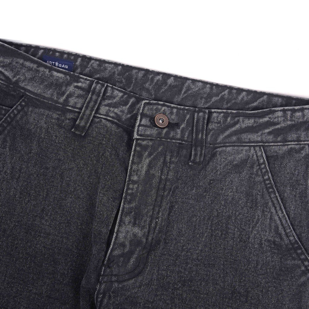 DENVER BLACK WASHED Denim Carpenter Washing Loose Fit - Gambar 6