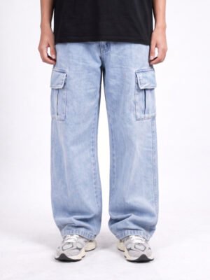 The Don's House DEGOZ BLUE WASHED Jeans Cargo Washing Loose Fit