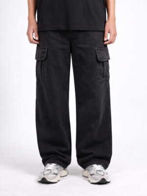 The Don's House DEGOZ BLACK WASHED Jeans Cargo Washing Loose Fit
