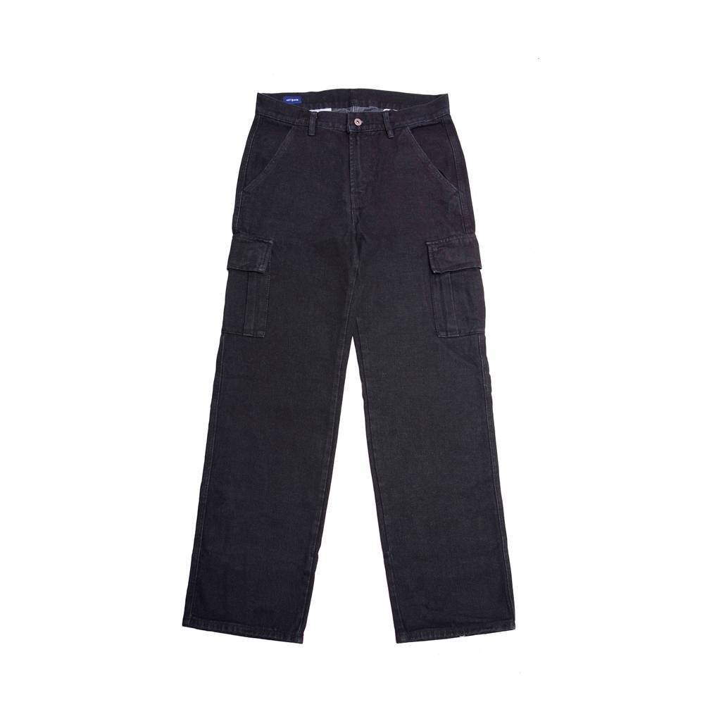 The Don's House DEGOZ BLACK WASHED Jeans Cargo Washing Loose Fit - Gambar 3