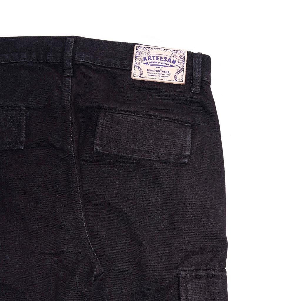 The Don's House DEGOZ BLACK WASHED Jeans Cargo Washing Loose Fit - Gambar 6