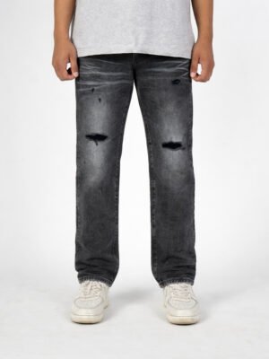 The Don's House HAVANA GREY RIPPED Jeans Washing