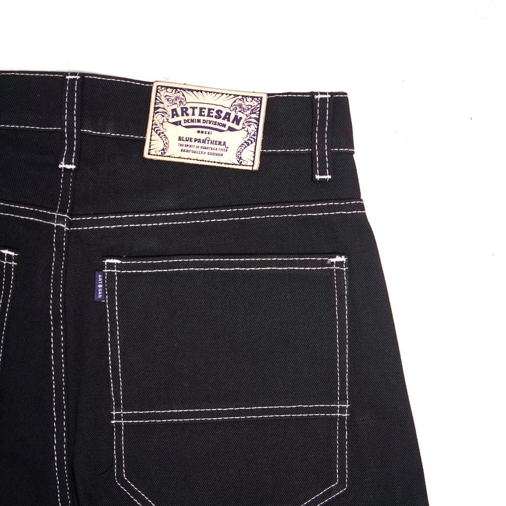 JORTS BLACK Denim Pants - Gambar 4
