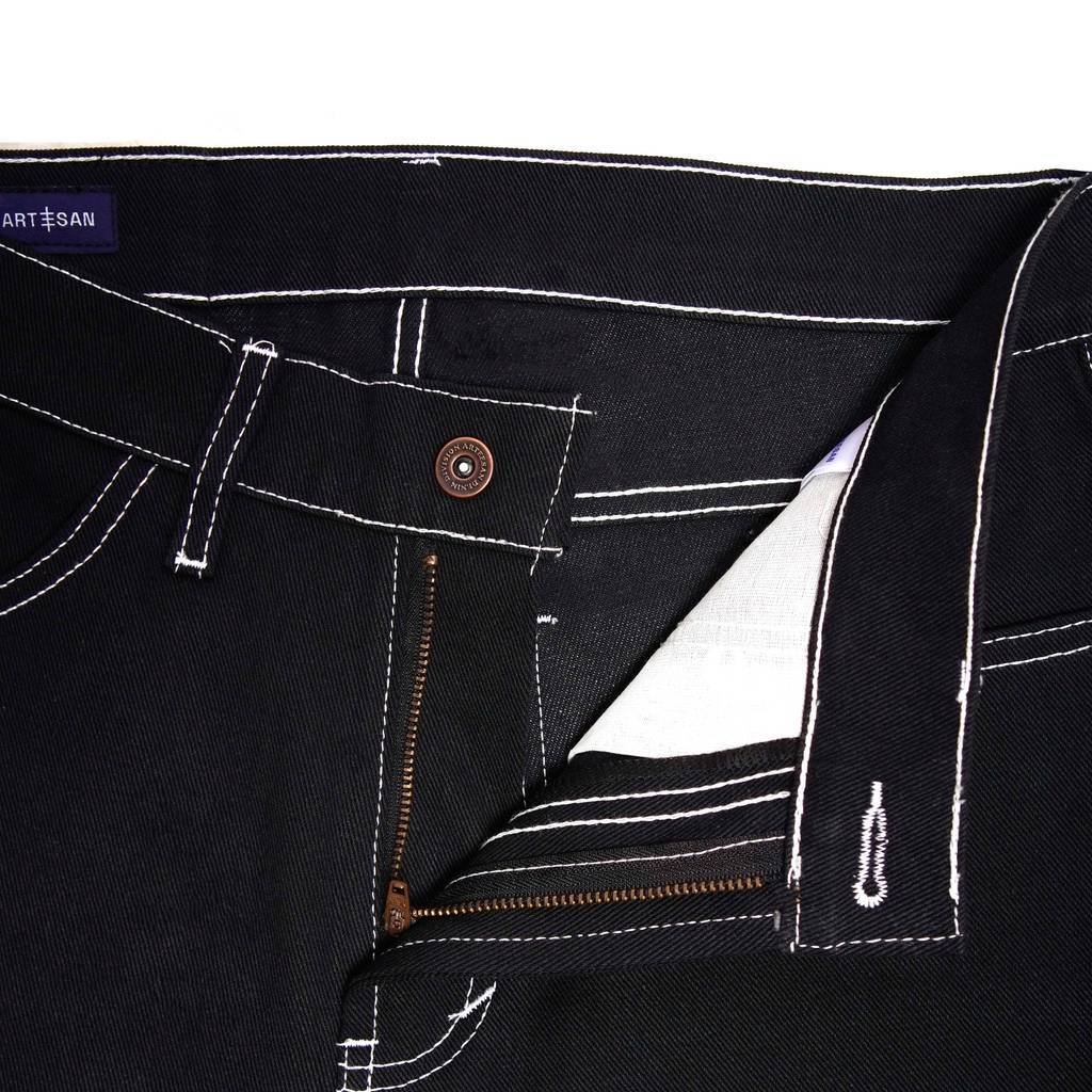 JORTS BLACK Denim Pants - Gambar 5