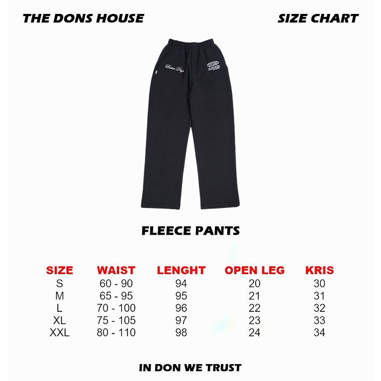 GEEZ Pants Katun Fleece - Gambar 9