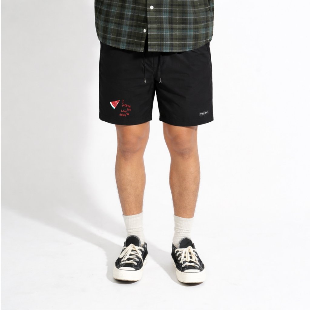 The Don's House WM BLACK Short Pants Parasut