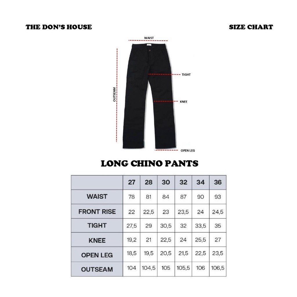 The Don's House LONG CHINO CREAM - Gambar 6