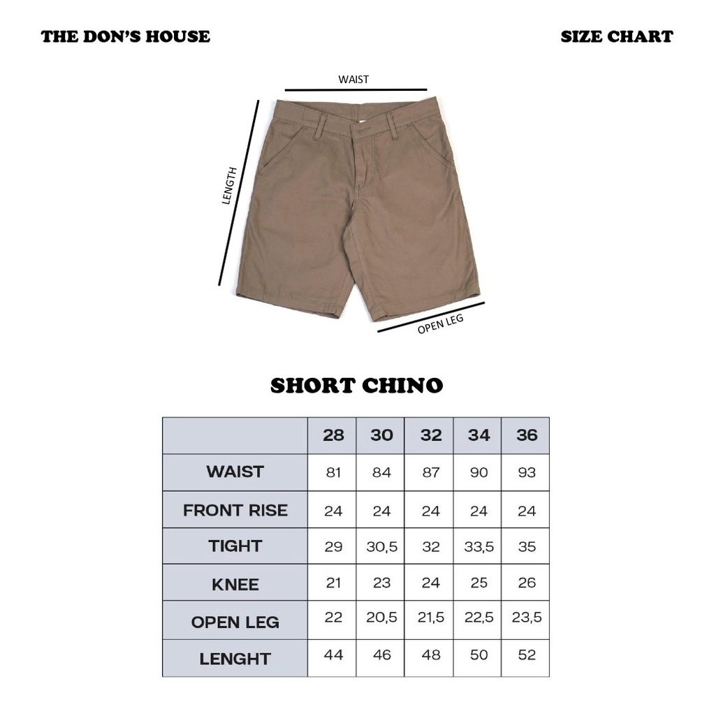 The Don's House SHORT CHINO ARMY - Gambar 6