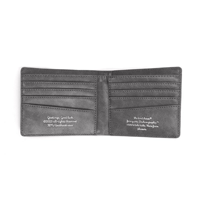 CIRO BLACK WASHED Leather Wallet - Gambar 3