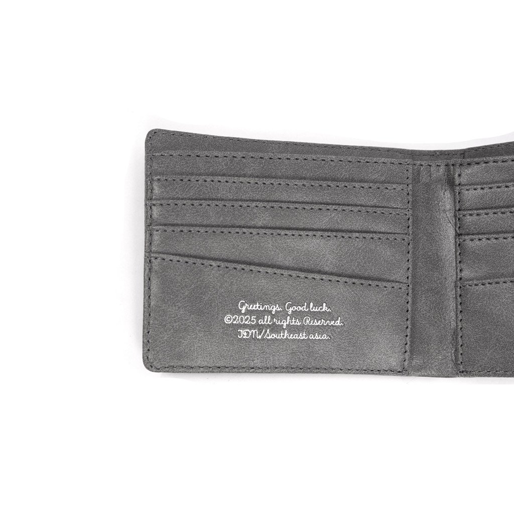 CIRO BLACK WASHED Leather Wallet - Gambar 4