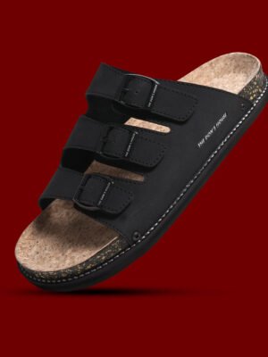 The Don's House BRUSSEL BLACK  Sandal Slip On