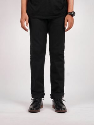 INDIANA BLACK WHITE Denim Raw