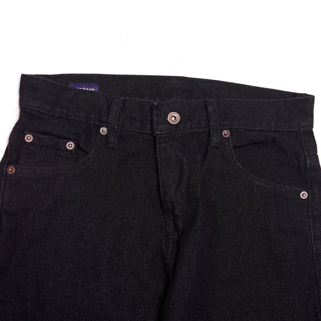 The Don's House BROGE BLACK WASHED Jeans Washing Loose Fit - Gambar 4