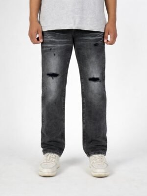 HAVANA GREY RIPPED Jeans Washing