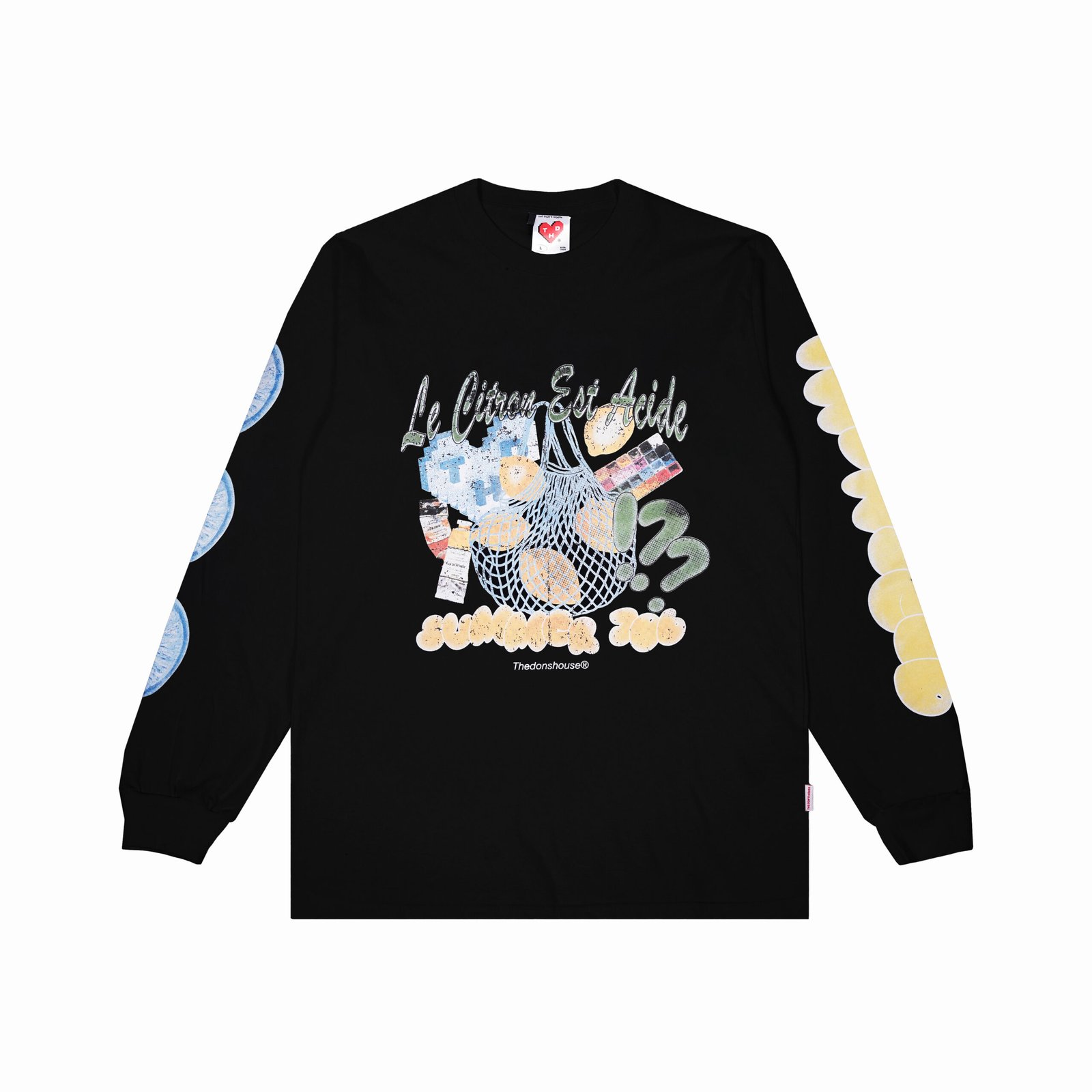 LS CITRON BLACK - Longsleeve The Don's House Kaos Lengan Panjang Unisex
