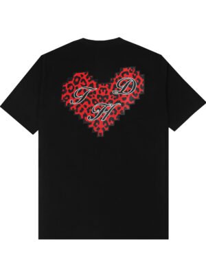 The Don's House LEO BLACK- T-shirt The Don's House Kaos Motif Sablon Bahan Cotton 24s Unisex