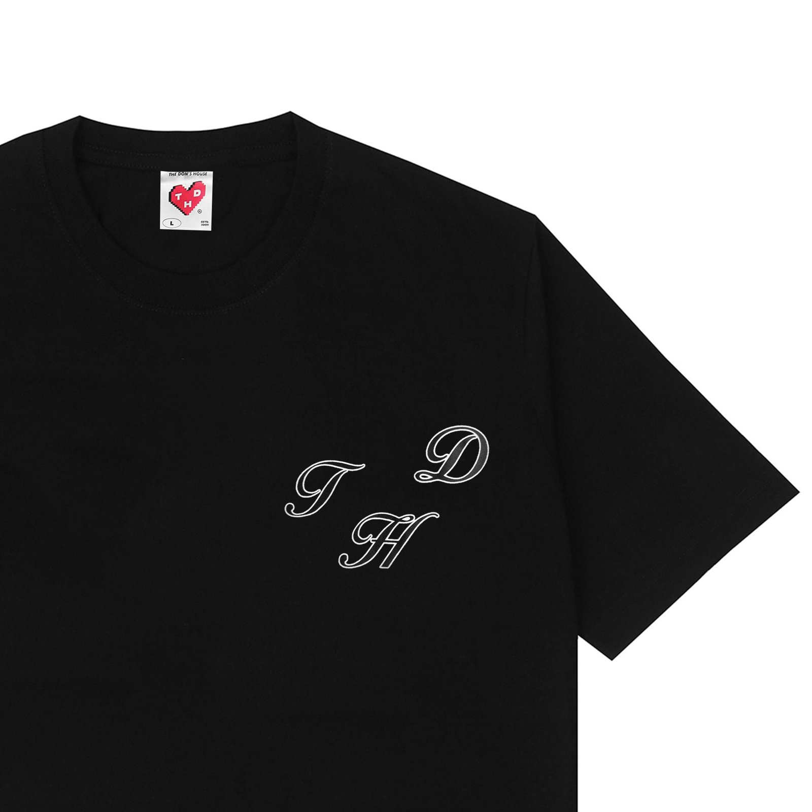 The Don's House LEO BLACK- T-shirt The Don's House Kaos Motif Sablon Bahan Cotton 24s Unisex - Gambar 3