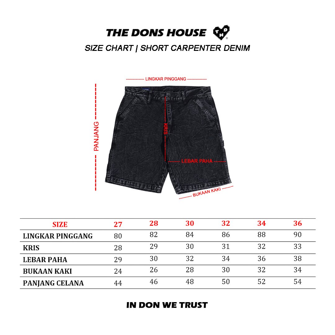 SANTIAGO Pants Denim Carpenter Washing - Gambar 6