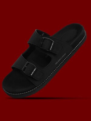 STELLAR ALL BLACK Sandal Slip On