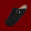 HASLE BLACK CORDUROY Sandals Slip On