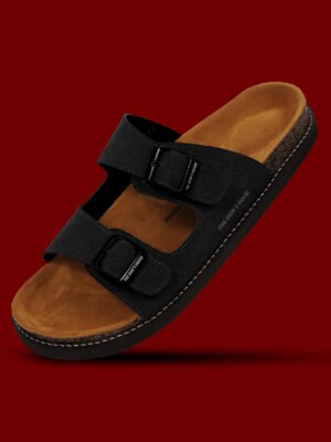 STELLAR KHAKI X BLACK Sandal Slip On