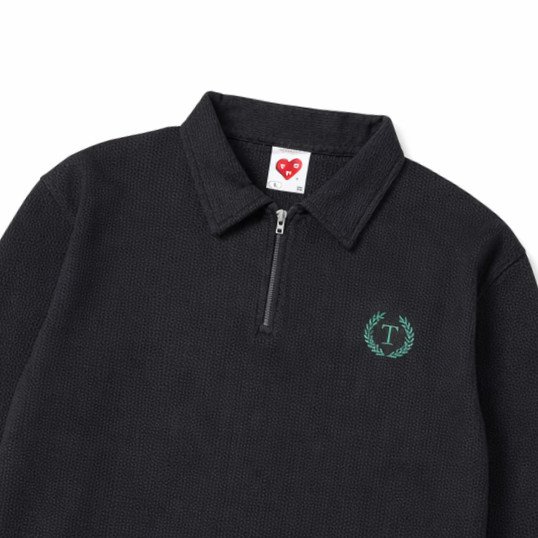 CR WAFLE BLACK LS Poloshirt - Gambar 2