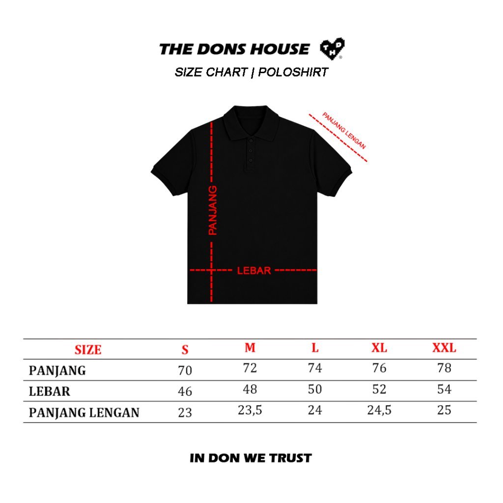 MIRACLE BLACK Poloshirt - Gambar 3