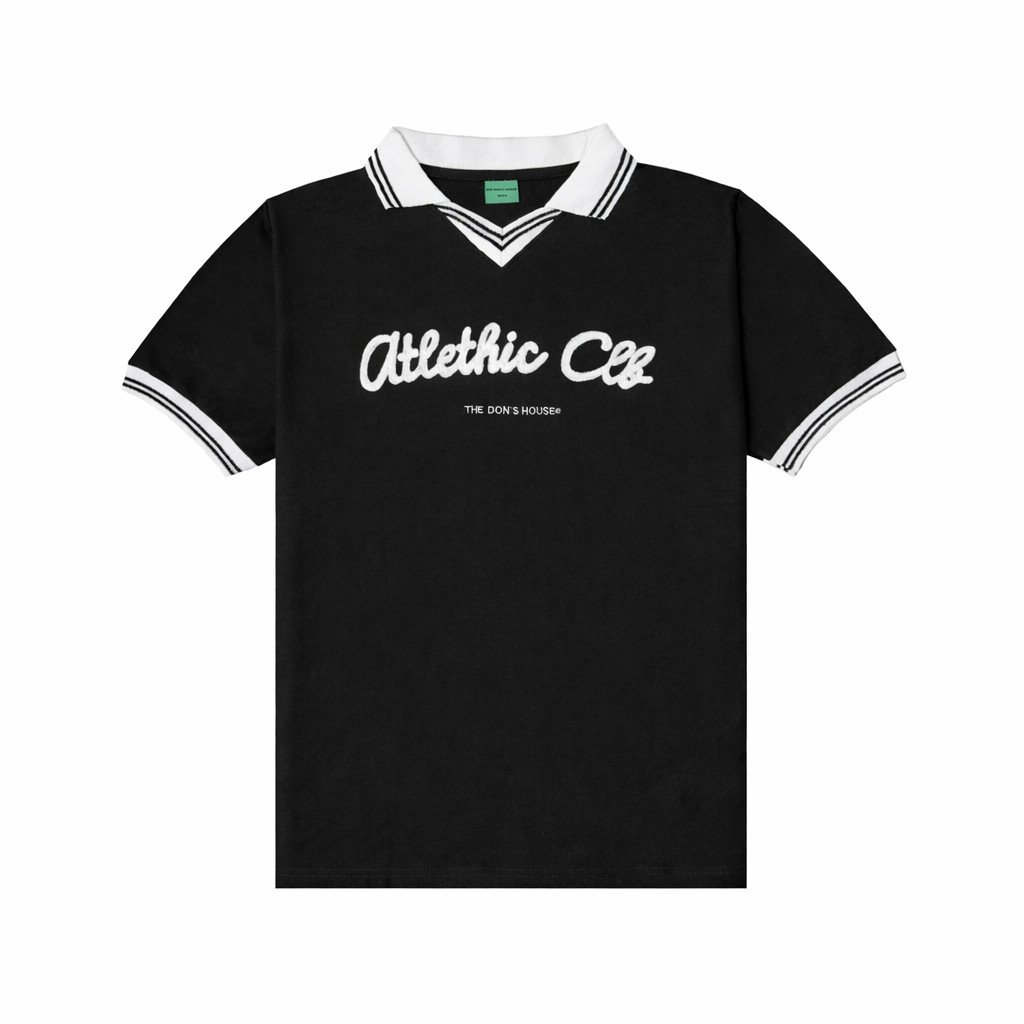 ATHLETIC BLACK SS Poloshirt