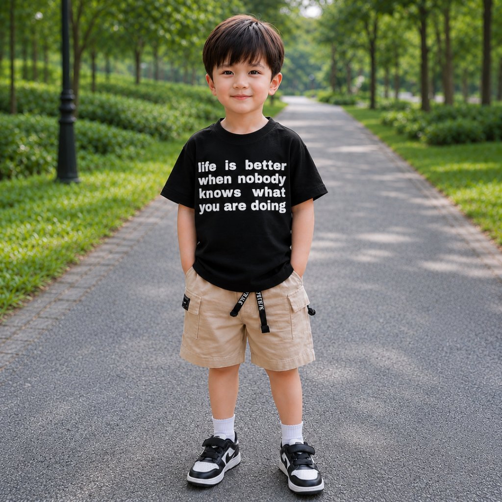 BETTER DOING BLACK KIDS - Kaos Anak - Gambar 2